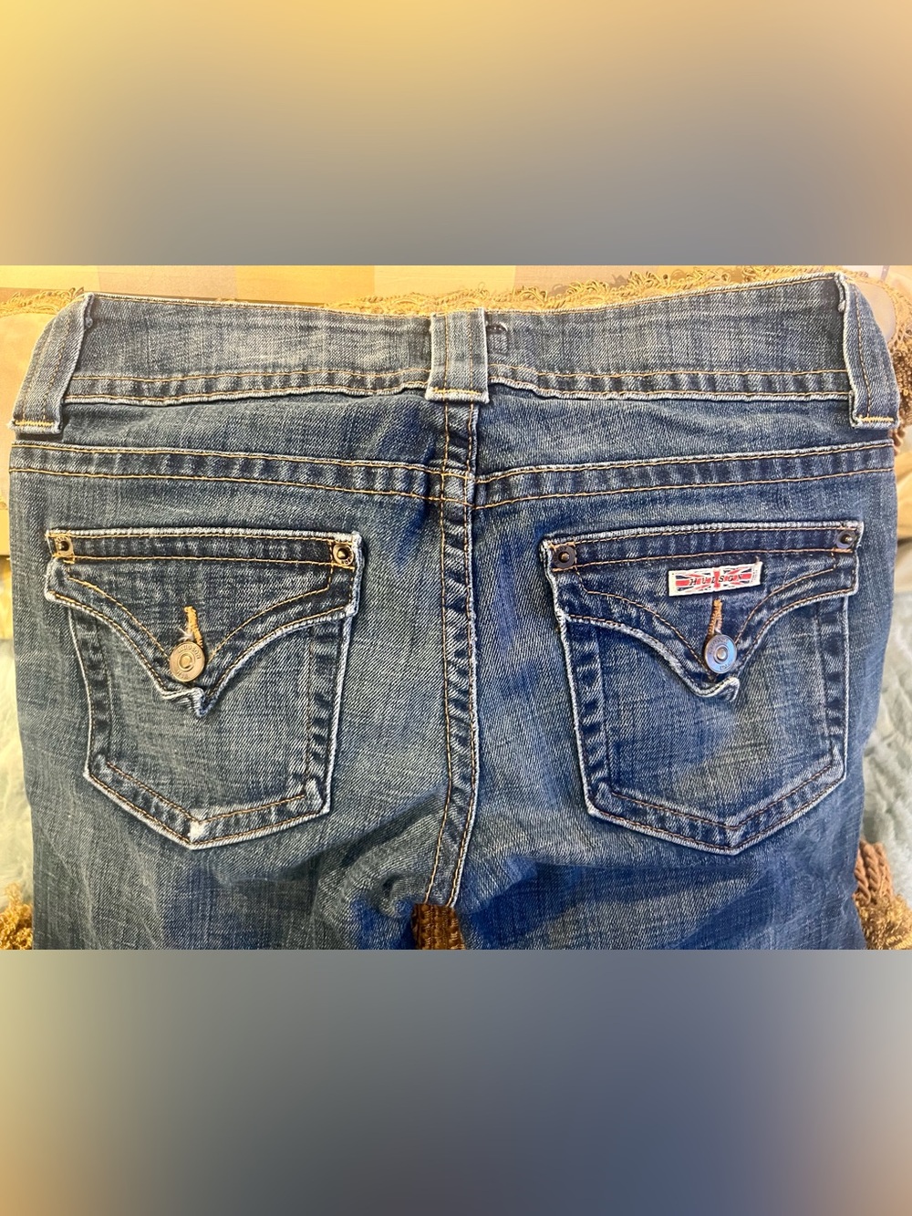 Women’s HUDSON Blue Denim Bootcut Jeans Low rise size 26